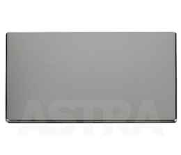 Screwless Chrome Blank Plate Double 2 Gang - With Black Plate Insert