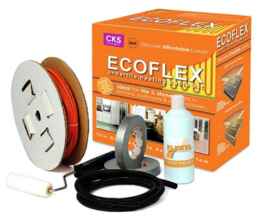 Ecoflex Underfloor Heating Cable Kit - 150W/m2 - Area to be Heated -  1.2 - 1.9m2