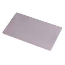 Screwless Stainless Steel Blank Plate Double 2Gang - With Black Plate Insert
