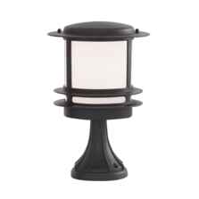 Outdoor Post Light - IP44 Garden Light 1264 - Black Cast Aluminium