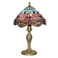 Tiffany Table Lamp - Bronze Dragonfly 1287 - Antique Weathered Bronze