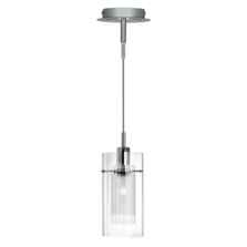 Duo 1 - Pendant Ceiling Light - 2301 - Chrome/Clear and Frosted Glass
