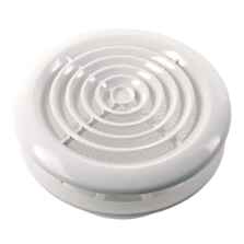 Round Ceiling Diffuser White Circular Vent Grille - 6" 150mm