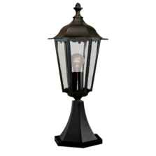 Alex Outdoor Post Light - Garden Light 82503BK - Black Cast Aluminium