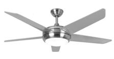 Neptune Ceiling Fan with Light - Brushed Nickel