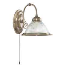 Wall Light - Antique Brass American Diner 9341-1  - Antique Brass