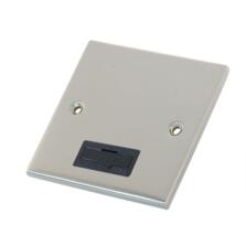 Slimline 13A Unswitched Fused Spur - Satin Chrome