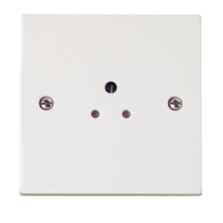 Polar Single Round Pin Socket - 2A Unswitched