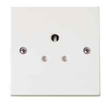 Polar Single Round Pin Socket - 5A Unswitched