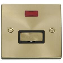 Satin Brass Unswitched Fused Spur & Neon Ingot