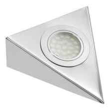 LED Under Cabinet Light Triangle - 1.6W 12V - 1 Fitting With Cool White LED 