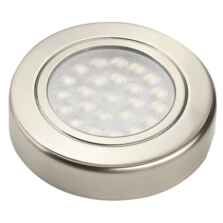 12v Surface Round LED Under Cabinet Light- 1.6W - 1 Fitting With Cool White LED 