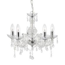 Marie Therese 5 Light Acrylic Fitting - Clear 