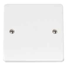 Mode 20A Flex Outlet Plate - White 