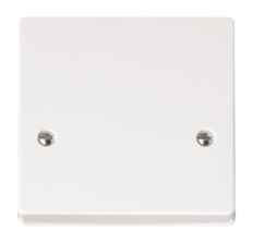 Mode 45A Cooker Outlet Plate - White 