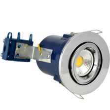 Chrome Fire Rated Downlight Adjustable GU10 - Fitting