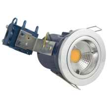 Chrome Fire Rated Downlight Fixed GU10 - Fitting