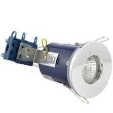 Chrome Fire Rated Downlight IP65 GU10 - Fitting