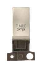 Mini Grid Satin Chrome 13A/10AX DP Ingot Switch - Tumble Dryer