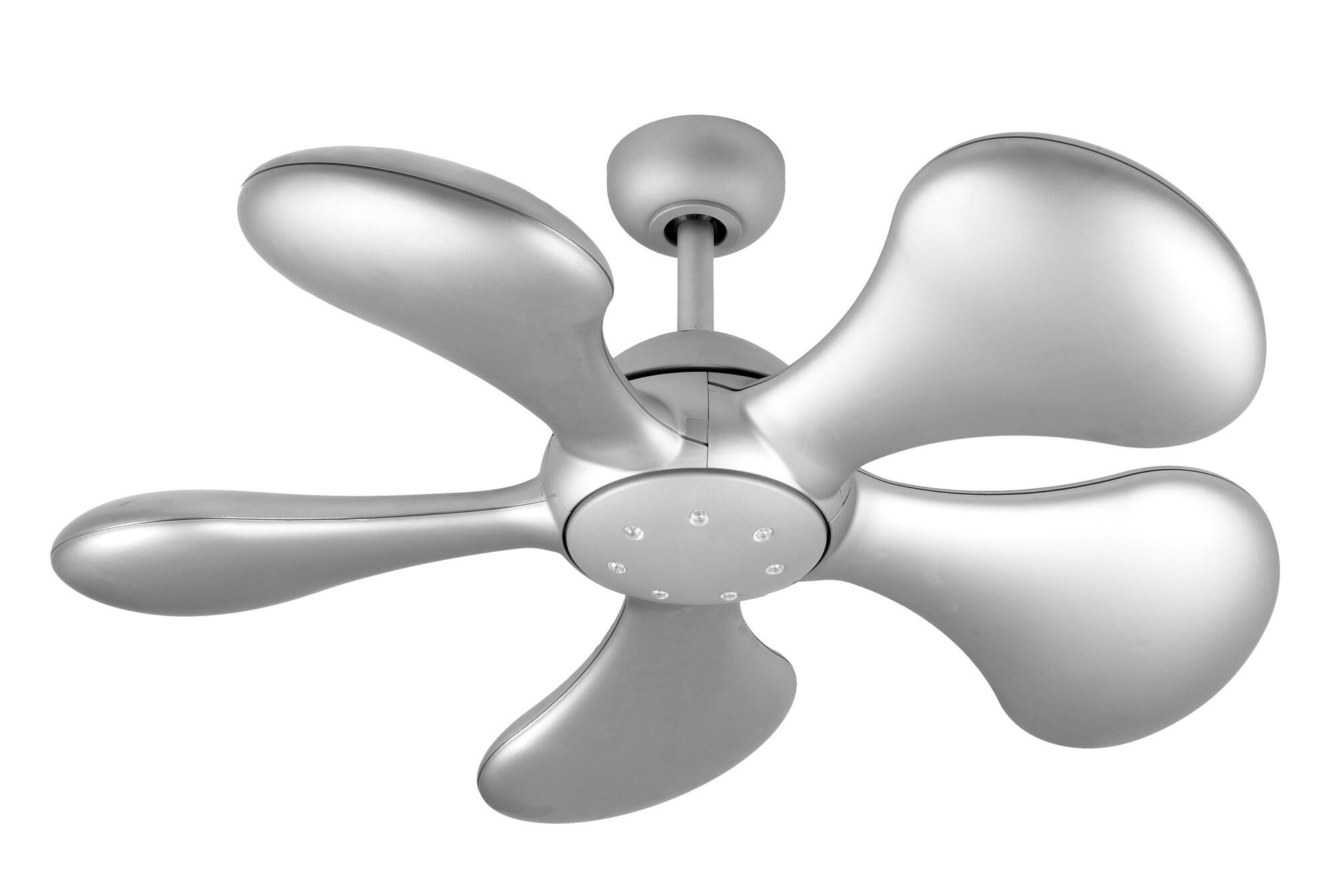 Fantasia Splash Ceiling Fan with Light - Silver 36" - 36" (910mm)