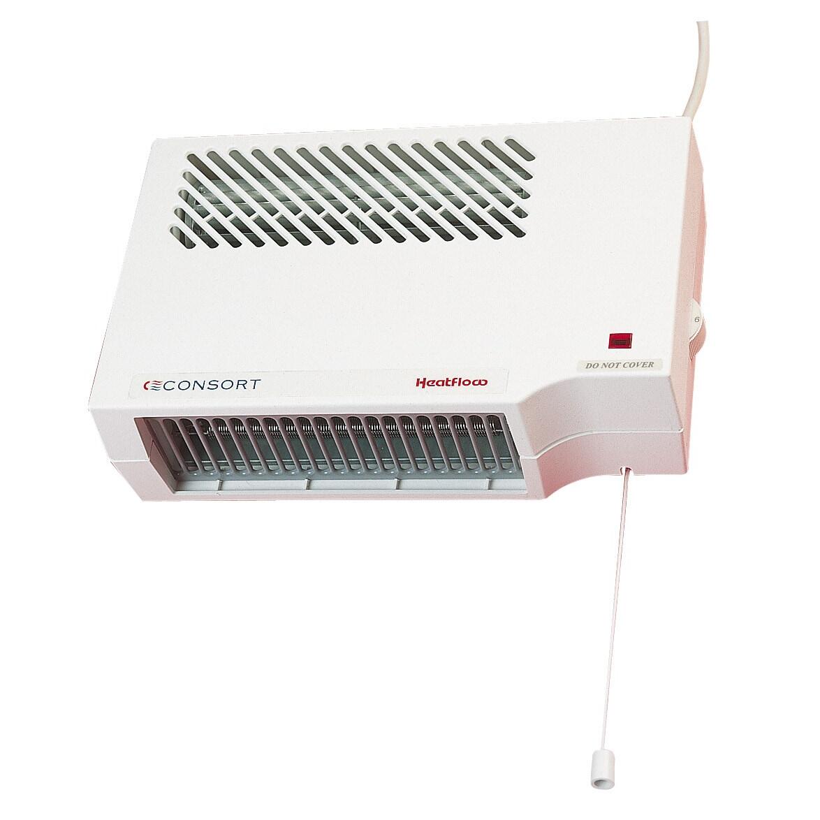 Bathroom Fan Heater Consort 1 Or 2 Kw Downflow 1kw Double Insulated 0491