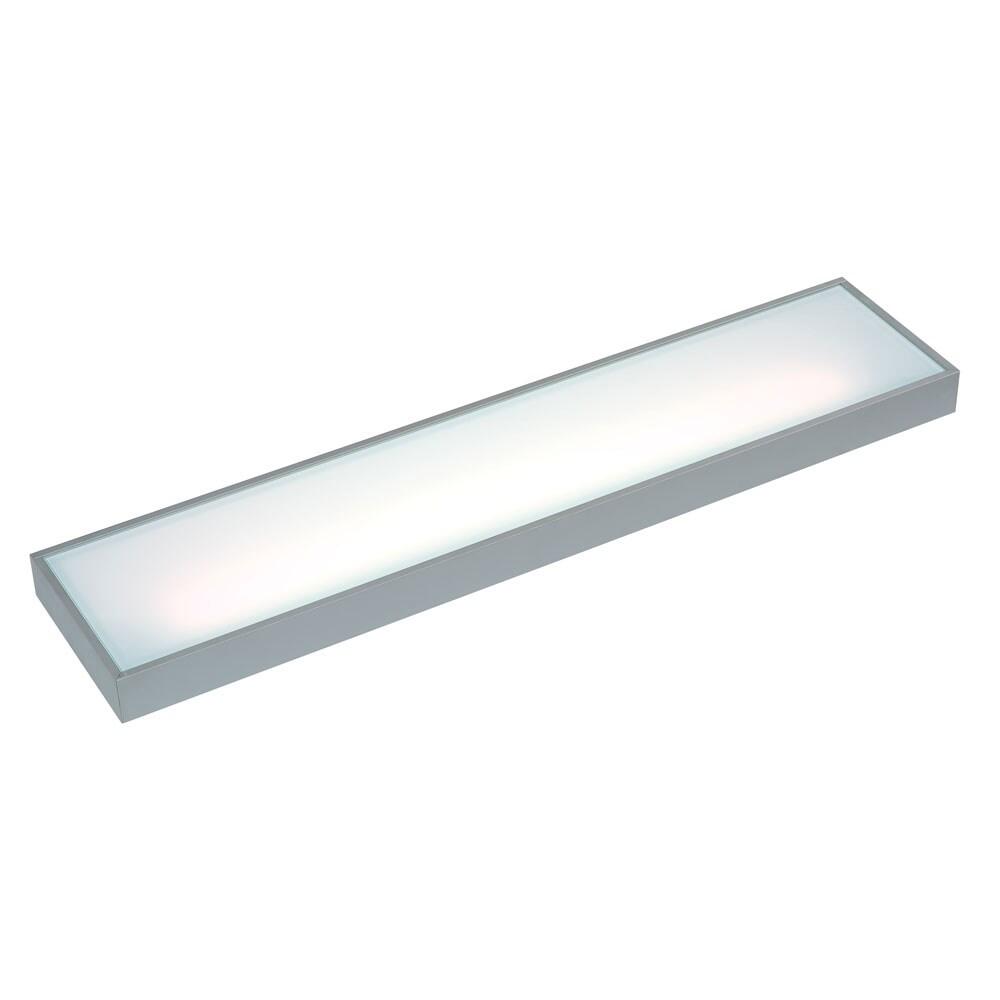 Major Aluminium Fluorescent Shelf Light - 450mm Long - 8W