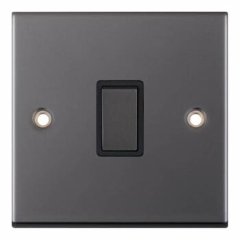 Slimline Black Nickel 20A DP Switch  - Without Neon