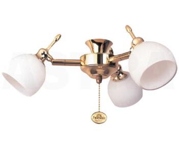 Fantasia Florence Ceiling Fan Light Kit - Polished Brass