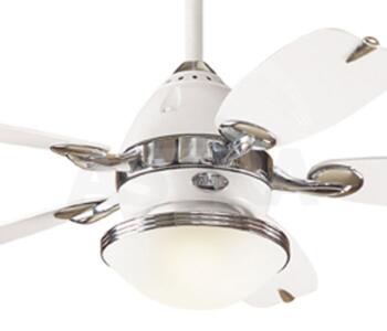 Hunter Retro Ceiling Fan With Light White 48 White