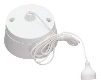 Lighting Pull Cord Switch - 10A 2 way - Bright White