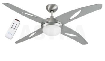 Westinghouse Peal Ceiling Fan with Light - 52" Brushed Aluminium