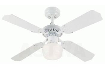 Westinghouse Princess Supreme Ceiling Fan & Light  - 36" White