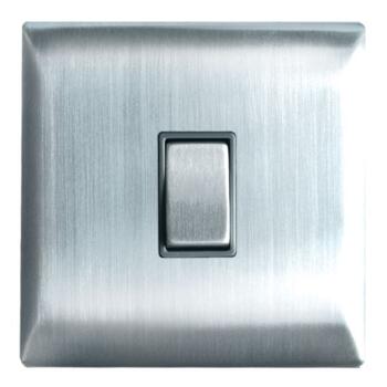 Screwless Intermediate Switch - Brushed S/Steel - Brushed Stainless Steel