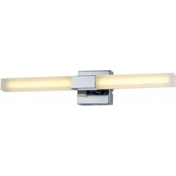 Chrome LED Twin Light Wall Fitting with Acrylic Diffuser - SPA-23536-CHR