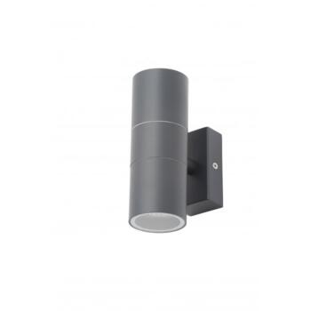Anthracite Grey IP44 LED Up & Down Outdoor Wall Light - Fitting