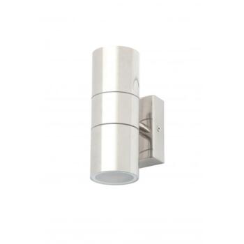 Polished Stainless IP44 LED Up/Down Outdoor Wall Light - POLSST