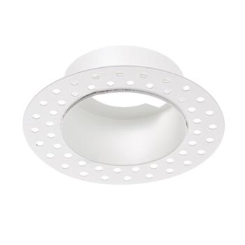 ShieldECO Trimless 4W LED Downlight Matte White - Plaster in trim accessory round