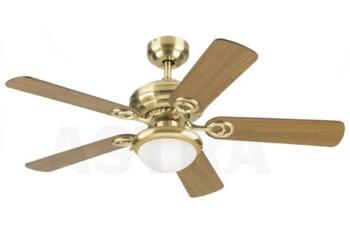 Westinghouse Ceiling Fan with Light - 72122-78532 - 42" Satin Brass