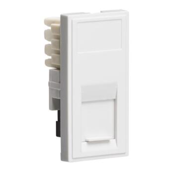 RJ11 Eurodata Outlet Module - White