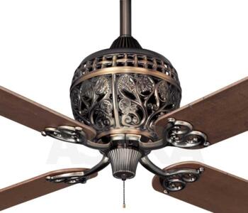 Hunter 1886 Series Ceiling Fan Amber Bronze 52 Amber Bronze