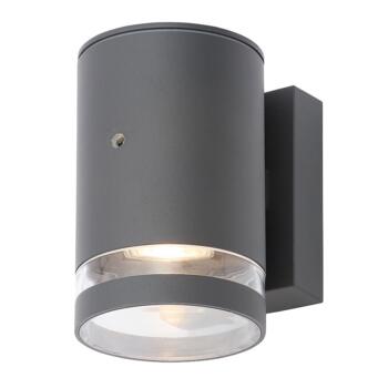 Anthracite IP44 Wall Downlight With Photocell Sensor - ANTH/Photocell