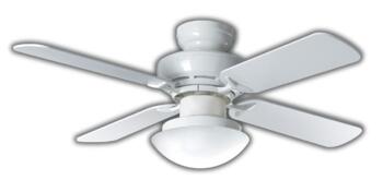 AFC Star Ceiling Fan with Light - White - 36" (910mm)