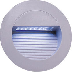 Grey Aluminium Round Recessed LED Wall Light - NH017W