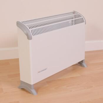 Consort CN Convector Heater - White - 2kW with Thermostat