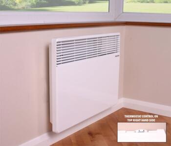 Atlantic F18 Panel Convector Heater - Standard - 1.0kW - White