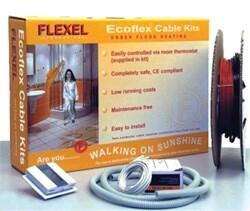 Flexel EcoFlex U/floor Heating Cable Kit - 100W/m2 - Area to be Heated -  2.10m2 - 11cm Cable Spacing