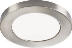 Adjustable 6W Circular CCT LED Panel Light - Optional Brushed Chrome Magnetic Bezel