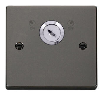 Black Nickel Locking 20a DP Switch - Isolator