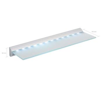 Venice Illuminated Glass LED Shelf Light - 450mm Long