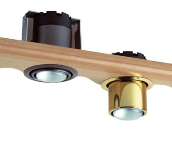 Small Mains Recessed Cabinet Downlight -  Bronze